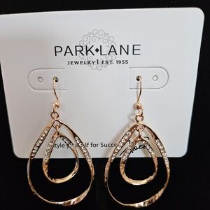 Park Lane RoseGold Teardrop Earrings